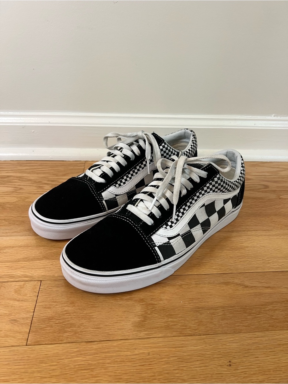 Vans Old Skool “Mix Checker” in Black/True White (Men’s 10.5/Women’s 12) - Picture 2 of 8